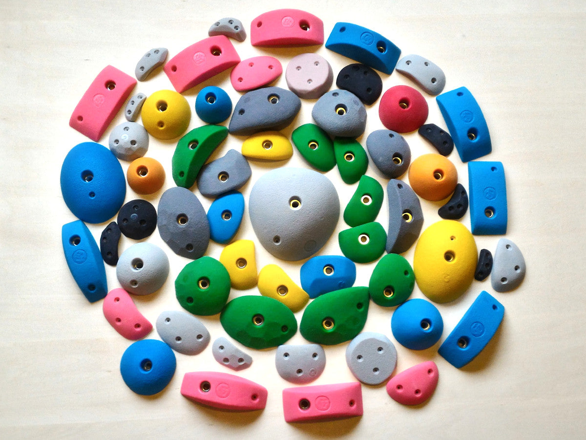 GCH Trad hold set M(A) Set of 71 Climbing Holds