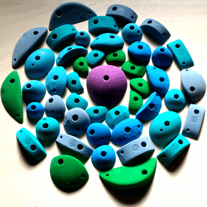 GCH Trad hold set M(B) Set of 57 Climbing Holds