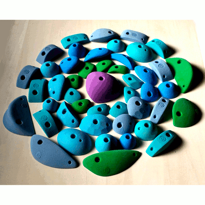 GCH Trad hold set M(B) Set of 57 Climbing Holds